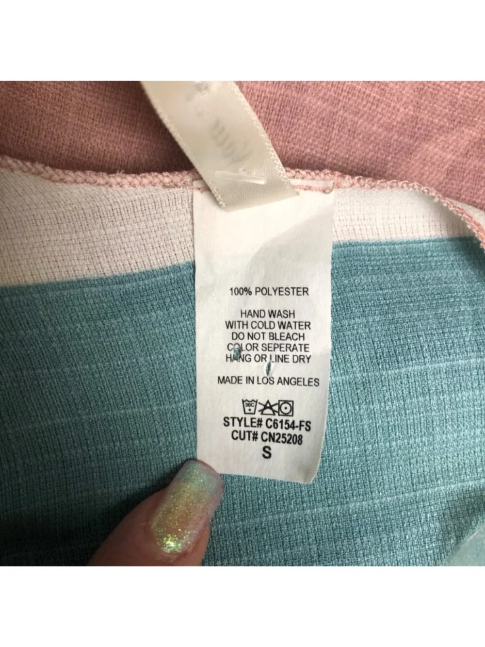 Now N Forever Cardigan Womens Size Small Multicolor Striped Open Front NEW
